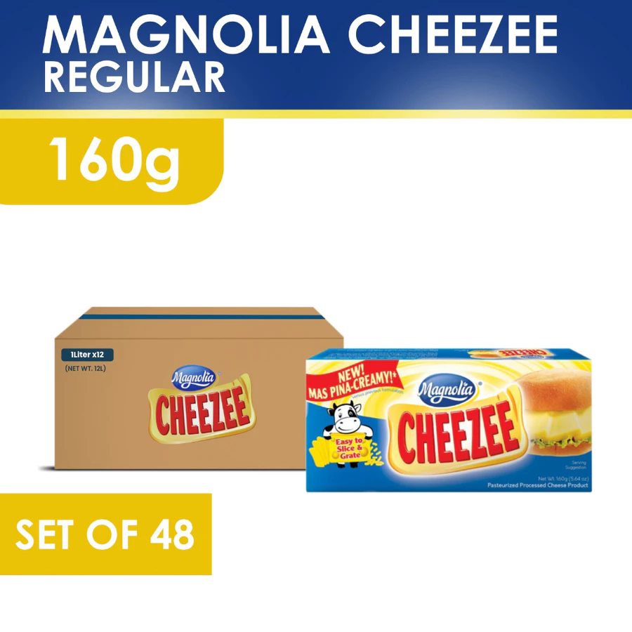 1 CASE - MAGNOLIA Cheezee Regular (160g x 48)