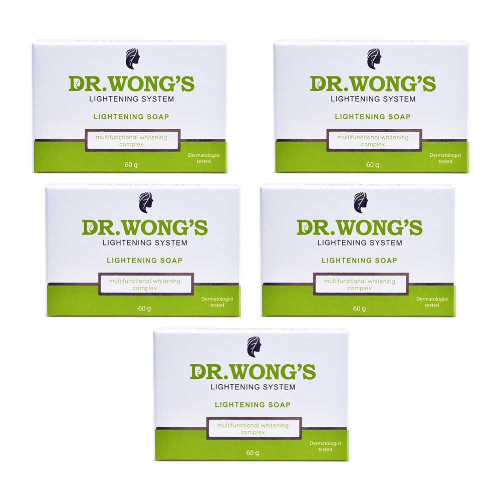DR.WONG'S- Lightening Soap 60g [Bundle of 5]