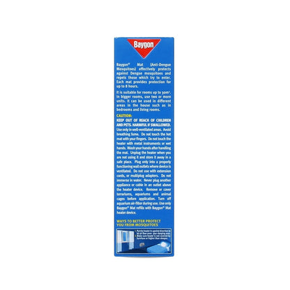 BAYGON ANTI MOSQUITO MATS - Refill 30s (PACK OF 3)