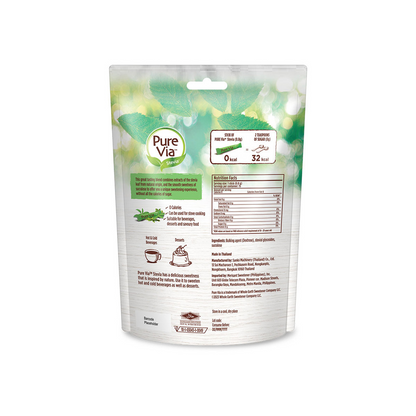 PURE VIA STEVIA Zero Calorie Sweetener (15 Sticks) - Stevia Sweetener, Sugar Free - 1 PACK