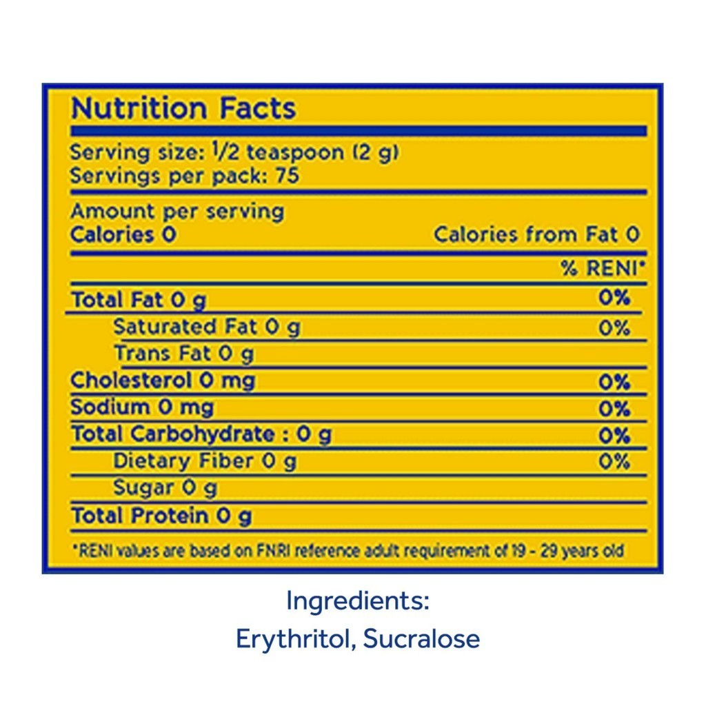 EQUAL Gold Sugarly Zero Calorie Sweetener 150g - (Keto Diet Friendly, Diabetic Friendly) - BUNDLE OF 3