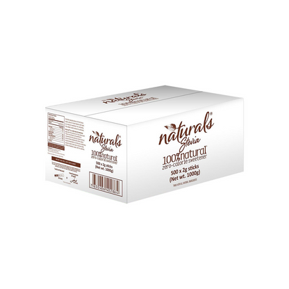 NATURALS STEVIA Zero Calorie Sweetener - Natural Stevia Sweetener, Sugar Free - (500 Sticks x 1 Box)