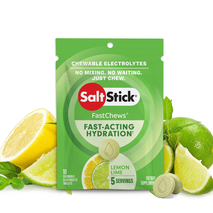 SaltStick Electrolyte Fastchews - Lemon Lime - Packet 10ct