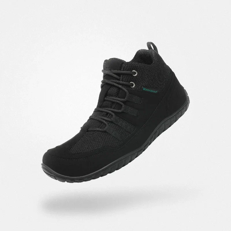 SAGUARO BRAVE IV- Barefoot Minimalist Hiking Shoes - BLACK