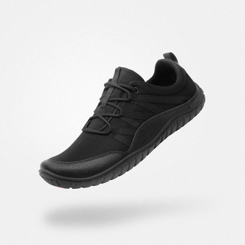 SAGUARO FORESTEP I - Barefoot Minimalist Hiking Shoes - BLACK