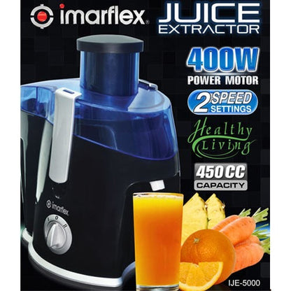 IMARFLEX  IJE-5000- Juice Extractor - BLACK