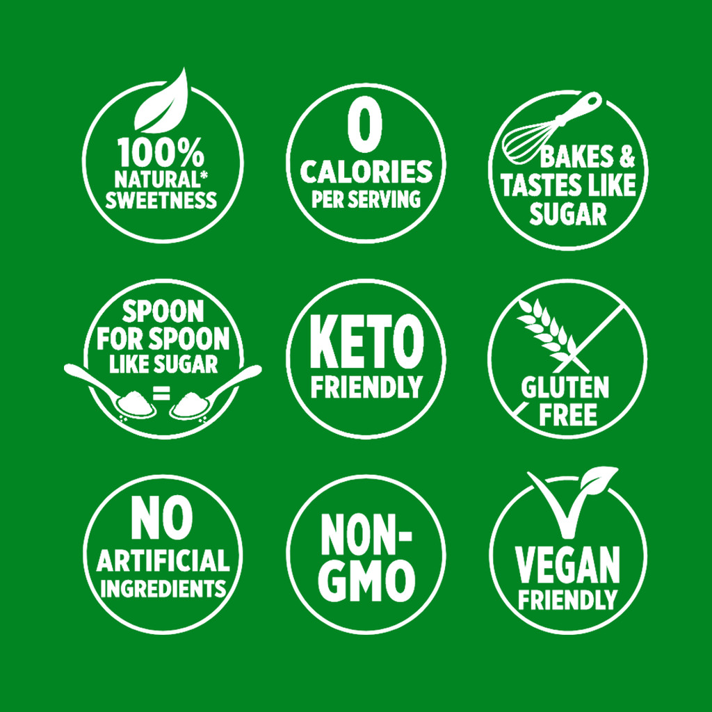 NATURALS MONK FRUIT Zero Calorie Sweetener 200g - Natural Sweetener, Sugar Free - (BUNDLE OF 3)