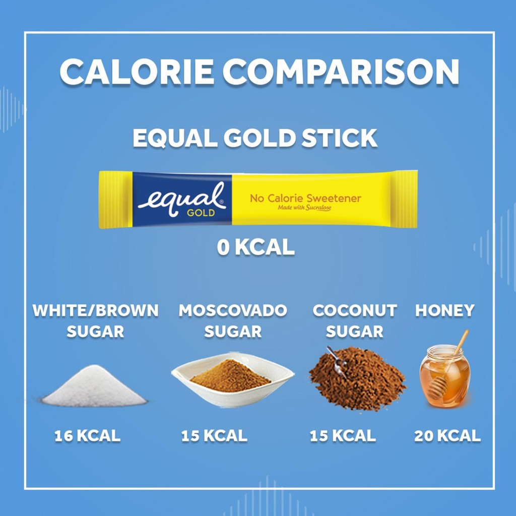 EQUAL Gold Zero Calorie Sweetener (50 Sticks per Box) - Keto Diet Friendly, Diabetic Friendly - BUNDLE OF 3
