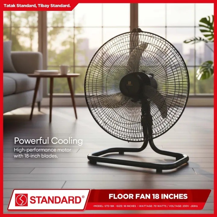 STANDARD TERMINATOR FAN 18'' -Plastic Blade