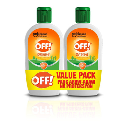 OFF! Mosquito Repellent Lotion - Overtime Twin Pack (100ml x 2)