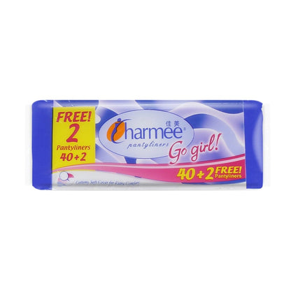 1 CASE - Charmee Pantyliners Go Girl 40s x 36 packs