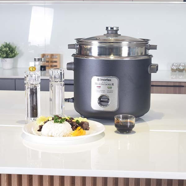 IMARFLEX IRC-18LS - 4in1 MULTI COOKER 10 CUPS CAPACITY