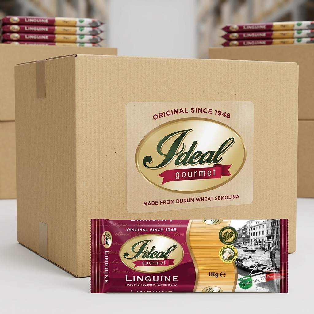 1 CASE - Ideal Gourmet Pasta - LINGUINE 1kg (15 pcs)