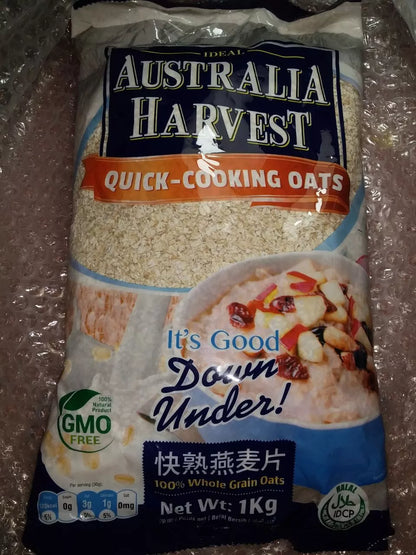 AUSTRALIAN HARVEST Quick Cooking Oats 1kg