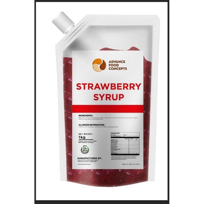 BUNDLE OF 2 - [ADVANCE FOOD CONCEPT] - Chocolate, Caramel and Strawberry Syrup 1kg -