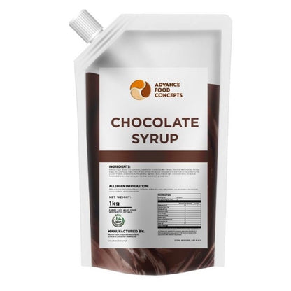 BUNDLE OF 2 - [ADVANCE FOOD CONCEPT] - Chocolate, Caramel and Strawberry Syrup 1kg -