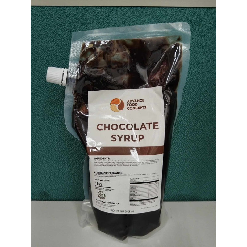 BUNDLE OF 2 - [ADVANCE FOOD CONCEPT] - Chocolate, Caramel and Strawberry Syrup 1kg -