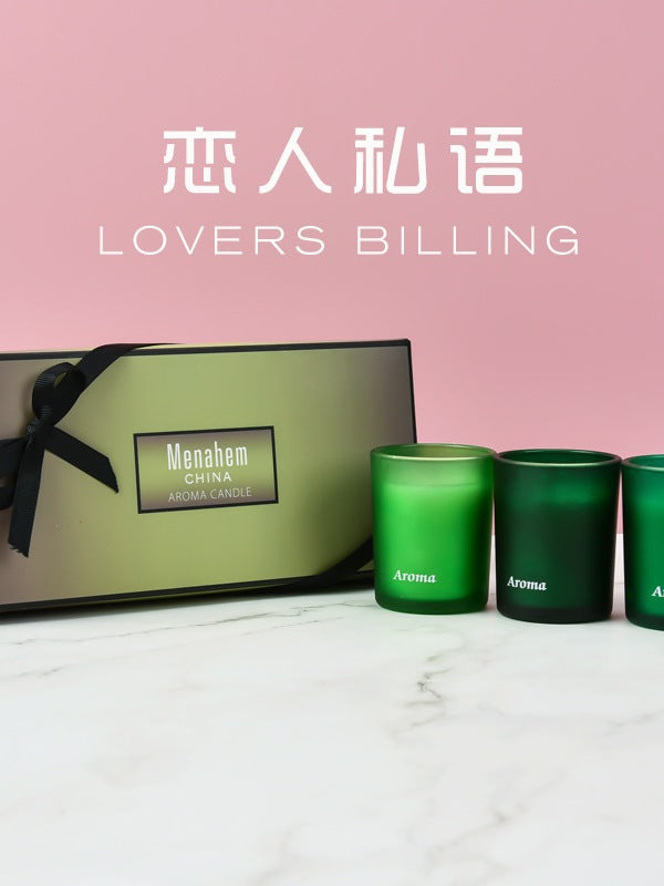 3in1 Menahem Aromatherapy SCENTED CANDLE w/ Gift Box