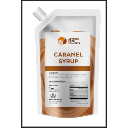 BUNDLE OF 2 - [ADVANCE FOOD CONCEPT] - Chocolate, Caramel and Strawberry Syrup 1kg -