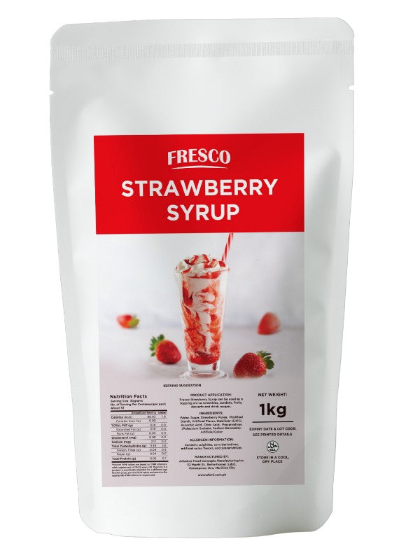 BUNDLE OF 2 - Fresco Maple, Chocolate, Caramel, Strawberry and Salted Caramel Syrup