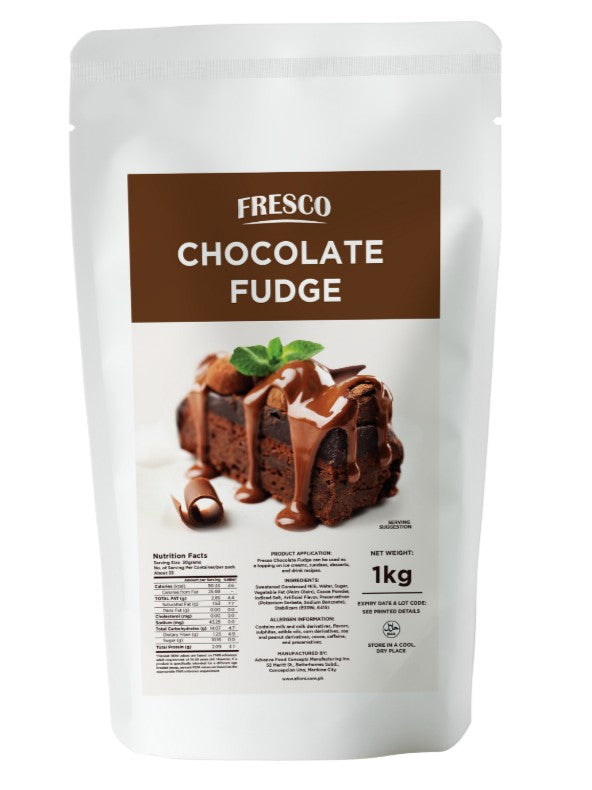 BUNDLE OF 2 - Fresco Chocolate, Caramel and Salted Caramel Fudge 1kg