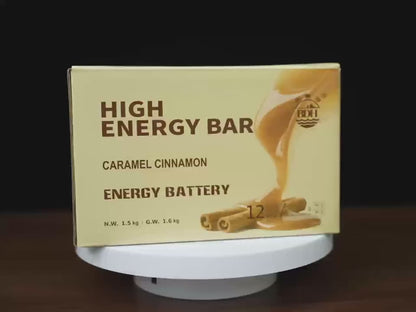 1 BOX - CARAMEL CINNAMON High Energy Bar (120gx12pcs) - Exp. Date 2045