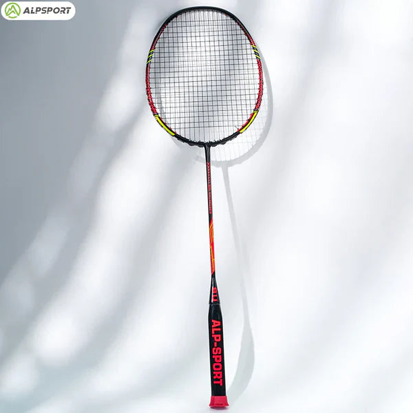ALP SPORT 1pc SR - ALP SR Double-Edged 100% Full Carbon Fiber Badminton Racket 9U G5 24-35lbs