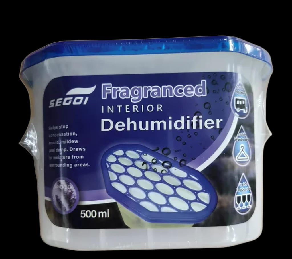 CASE (48pcs) - Segoi DEHUMIDIFIER LAVENDER scented 500ml - WHOLESALE