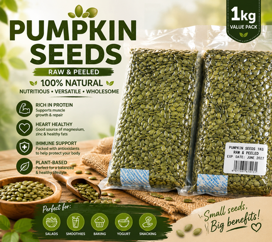 Segoi - PUMPKIN SEEDS 1kg - Sugar-free and Healthy - (Exp. Date June 2027)