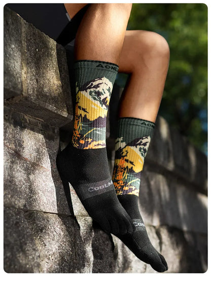 Aonijie Calf Toe Socks Model no. E4843 - GREEN