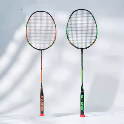 ALP SPORT 1pc SR - ALP SR Double-Edged 100% Full Carbon Fiber Badminton Racket 9U G5 24-35lbs