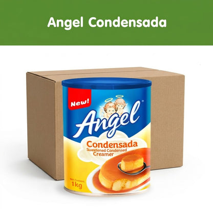 Angel CONDENSADA Sweetened Condensed Creamer (1kg)- (Case of 24 cans)