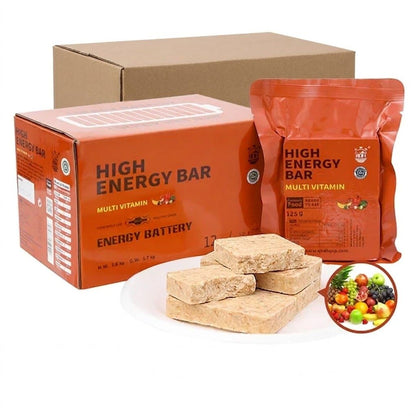1 CASE - High Energy Bar - 9 Boxes x 12pcs - Exp. Date 2045 - MULTI VITAMIN