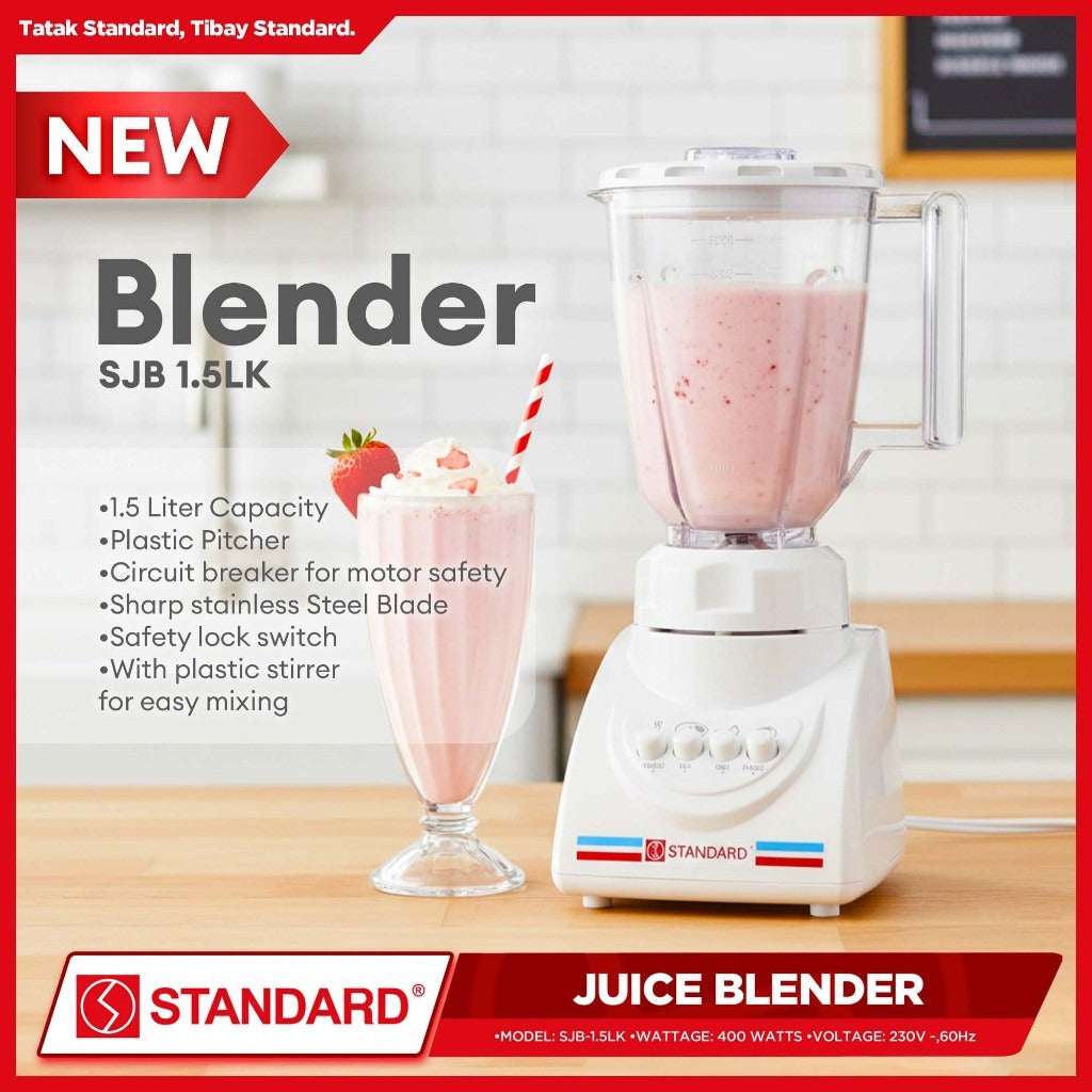 STANDARD BLENDER PLASTIC JAR 1.5L