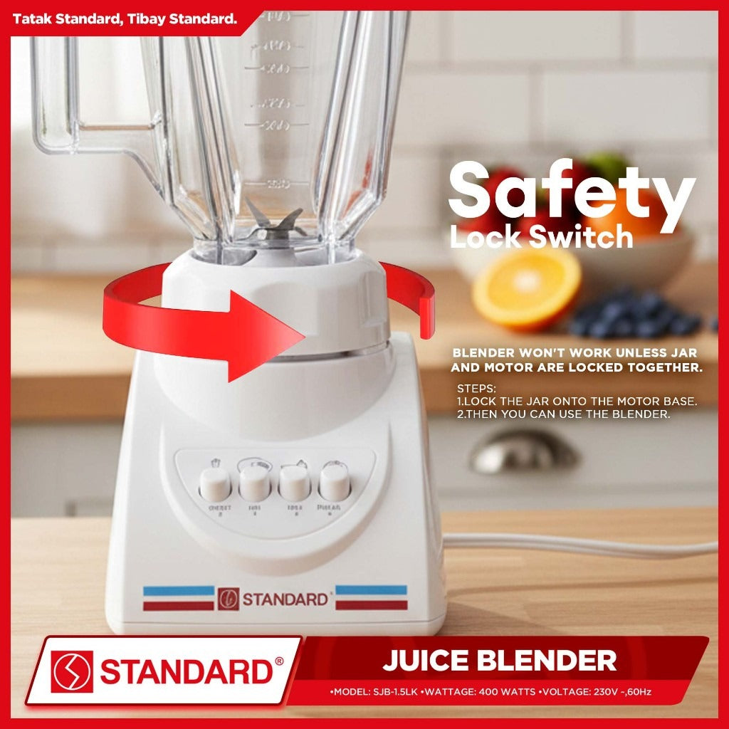STANDARD BLENDER PLASTIC JAR 1.5L