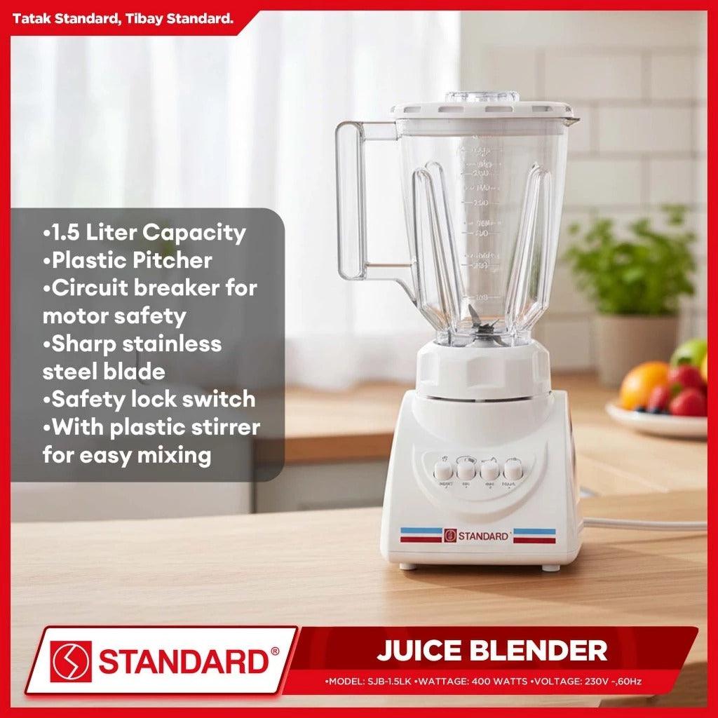 STANDARD BLENDER PLASTIC JAR 1.5L