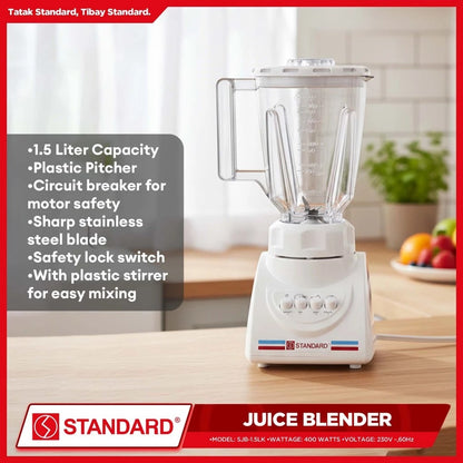 STANDARD BLENDER PLASTIC JAR 1.5L