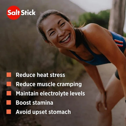 SALTSTICK Electrolyte Fastchews (Packet 10ct) - CITRUS BURST + CAFFEINE - Expiry Date: November 2027